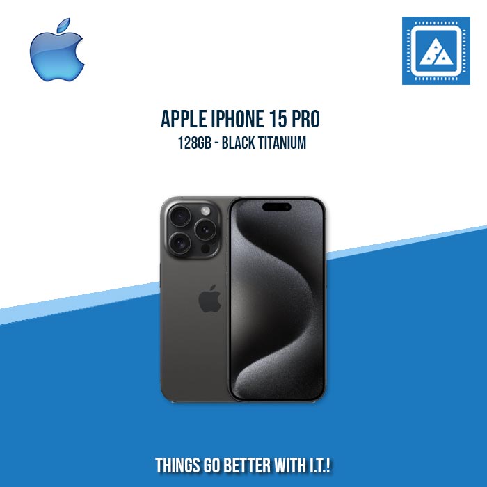 APPLE IPHONE 15 PRO 128GB - BLACK TITANIUM APPLE IPHONE 15 PRO 128GB - BLACK TITANIUM